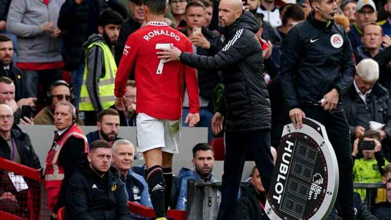 Cristiano Ronaldo refused to come on as a substitute against Tottenham, Manchester coach Erik ten Hag confirms