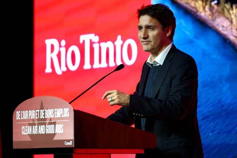 Critical minerals and decarbonization |  Justin Trudeau announces 222 million for Rio Tinto