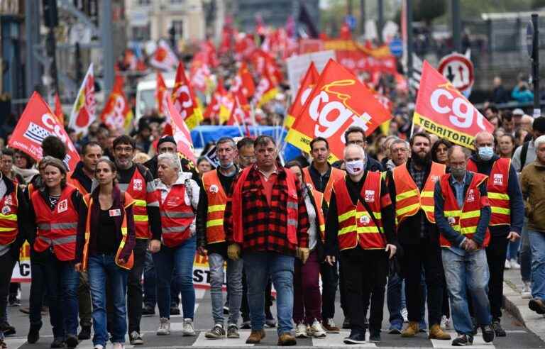 Day of mobilization in France for wage increases and the right to strike