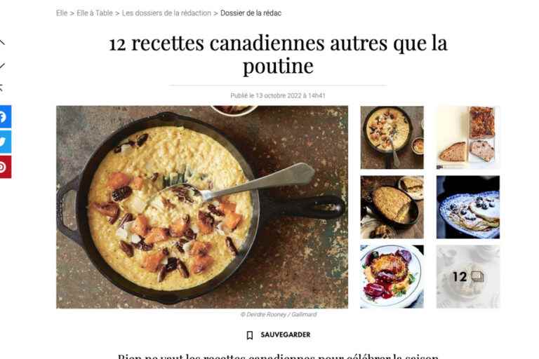 ELLE France withdraws an article from “Canadian” recipes