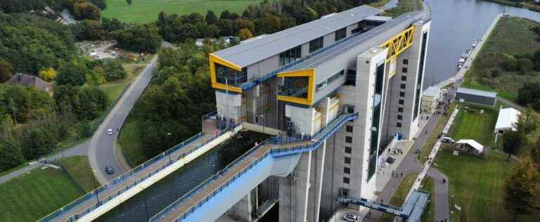 [EN PHOTOS] Inauguration of a gigantic boat lift in Germany