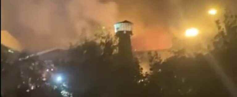 [EN VIDÉO] Gunshots and major fire in Evin prison in Tehran