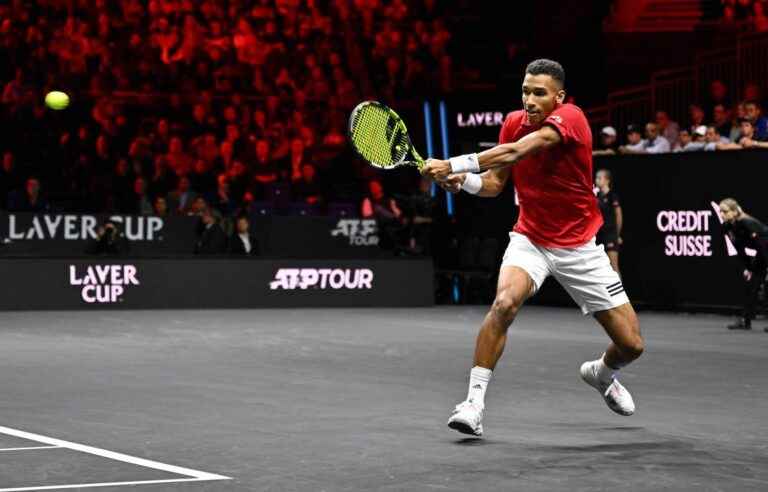 Félix Auger-Aliassime in the final in Florence