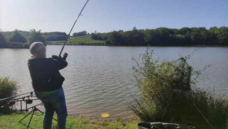 Fishing at the Born pond