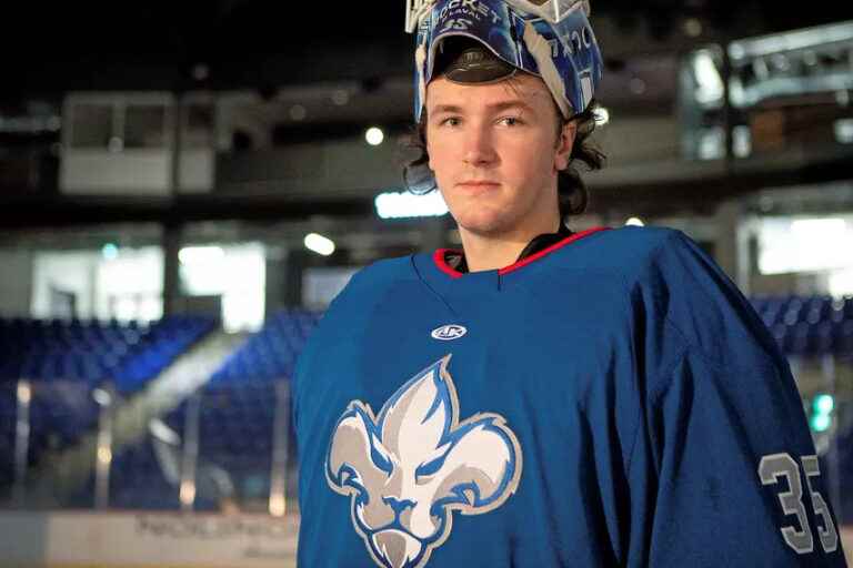 Goalie drafted by the Canadiens |  A development that begins in Trois-Rivières for Joe Vrbetic