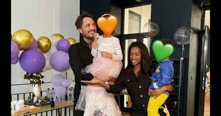 Hapsatou Sy with an “ant’s head” for the “delusional” birthday of her daughter Abbie (6 years old)