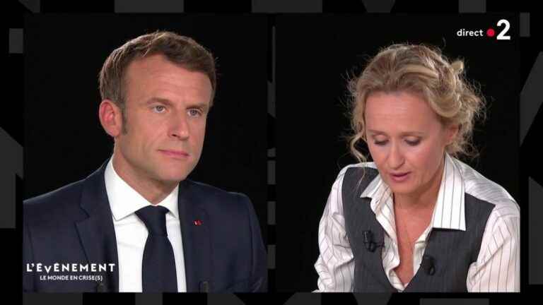 How Caroline Roux convinced Emmanuel Macron to come in “The event”