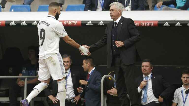 “I prefer to lose Karim Benzema for a match rather than for a month”, relativizes his coach Carlo Ancelotti