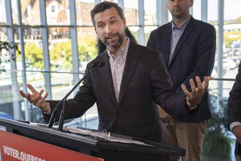 Immigrants |  Nadeau-Dubois ends his campaign by accusing Legault of hurting Quebecers