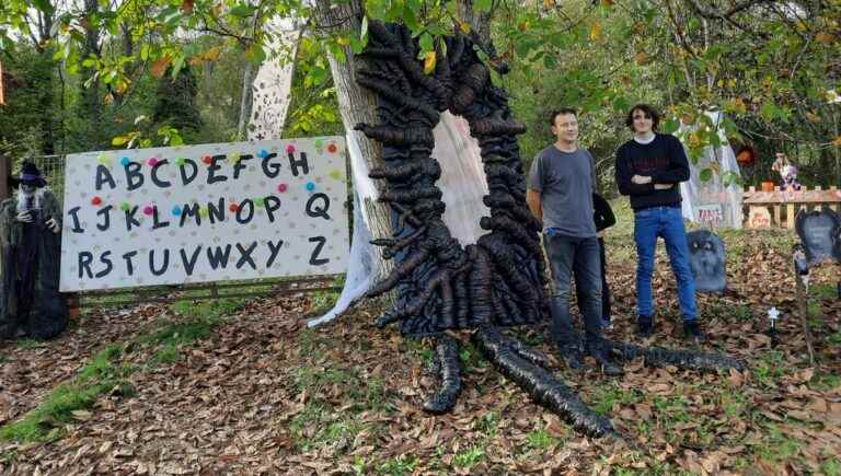 In Frouard, a family recreates the universe of the Stranger Things series for Halloween