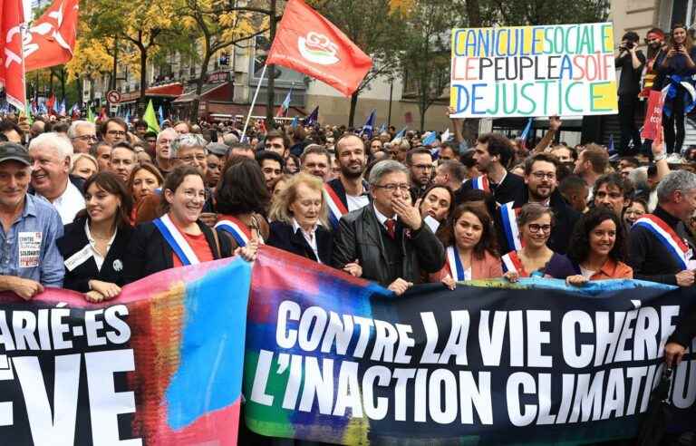 In Paris, a demonstration “against the high cost of living” against the backdrop of a fuel shortage