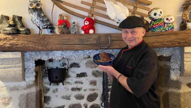 In the kitchen with Patrick Jolly from the restaurant “Le Chalet d’Antan” in Evaux-Les-Bains