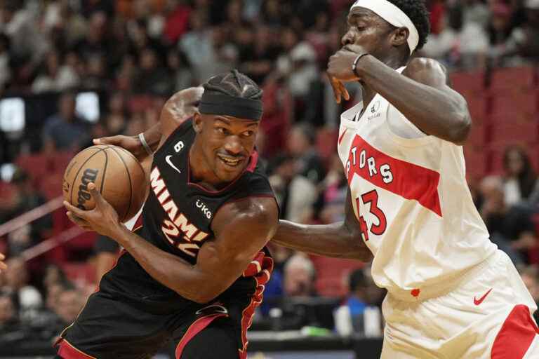 Jimmy Butler and the Heat beat the Toronto Raptors by three points