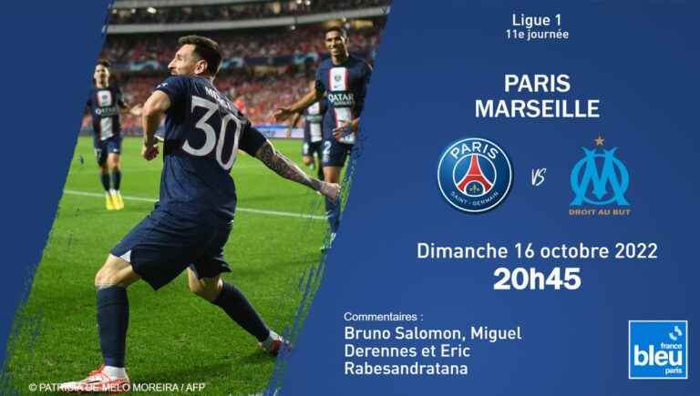 LIVE – Ligue 1: follow PSG – OM in full on France Bleu Paris