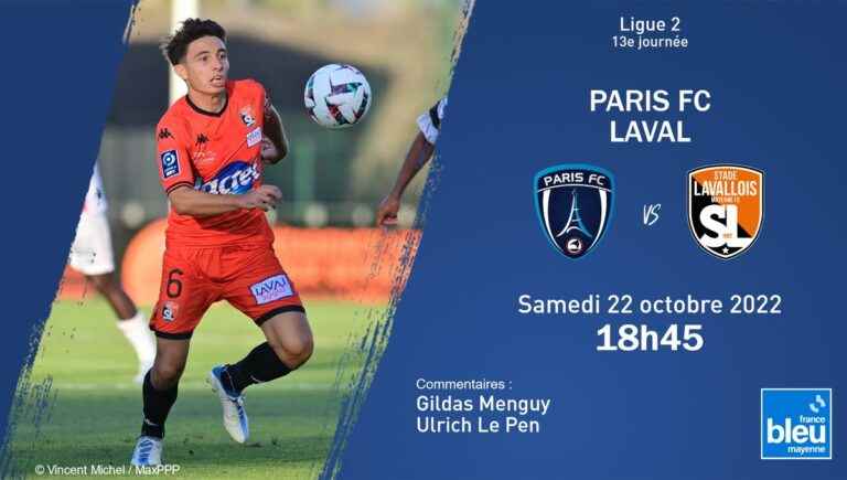 LIVE – Ligue 2 (J13): follow the Stade Lavallois match against Paris FC on France Bleu Mayenne