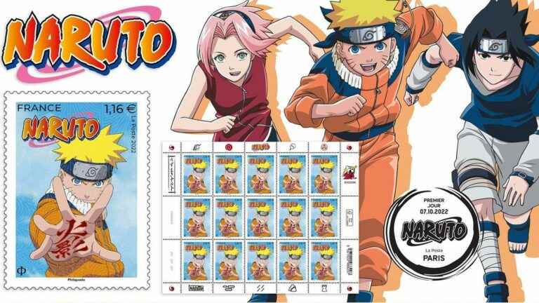 La Poste issues a “collector” stamp bearing the image of Naruto, to celebrate the 20th anniversary of manga in France