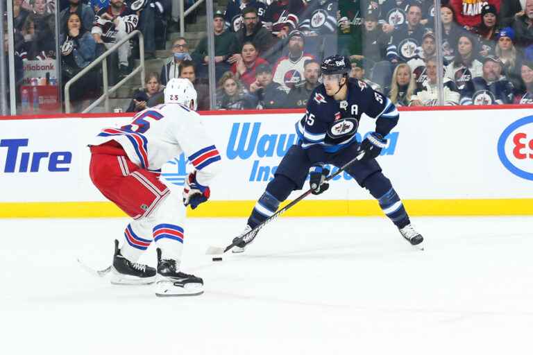 Mark Scheifele scores twice as Jets beat Rangers 4-1