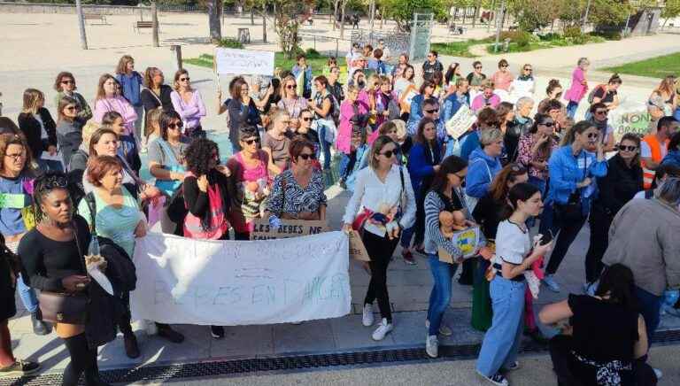 More than 150 demonstrators in Valencia to denounce working conditions in early childhood