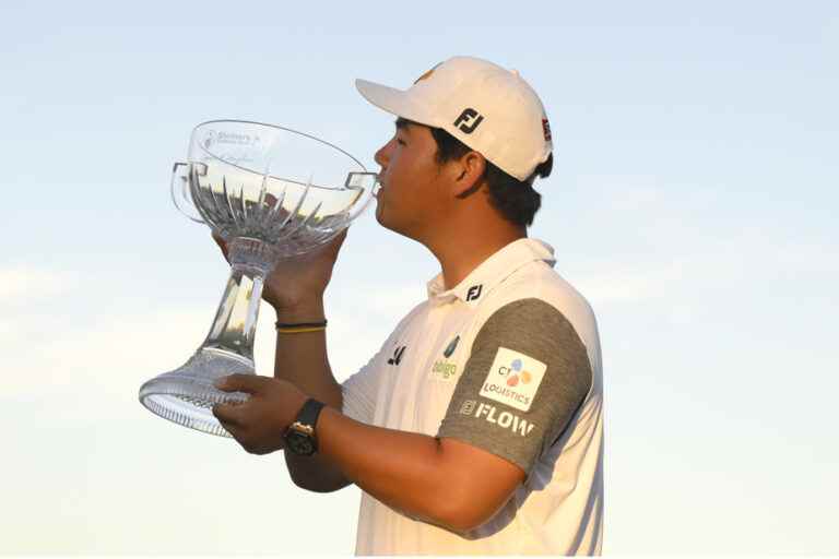 Open Shriners |  Patrick Cantlay collapses on the 18th hole and loses to Tom Kim