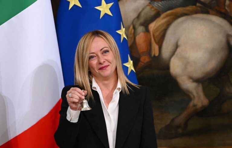 Post-fascist Meloni, 1st woman to rule Italy, takes office