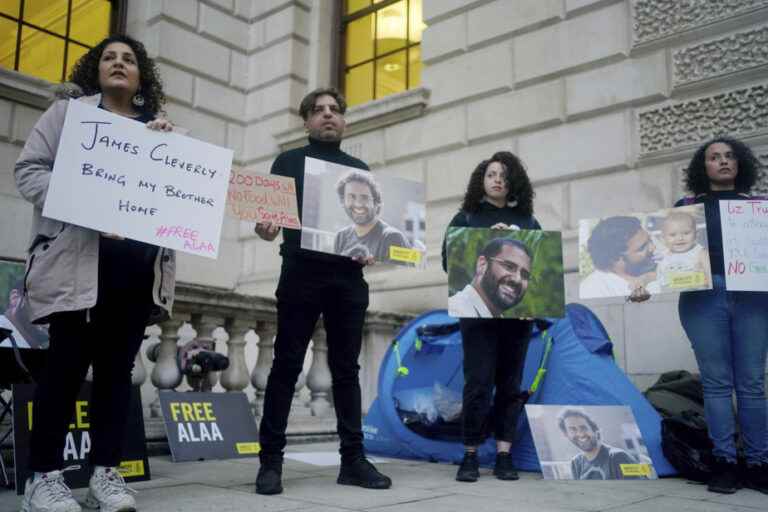 Rally in London |  Egyptian detainee Alaa Abdel Fattah has been on hunger strike for 200 days