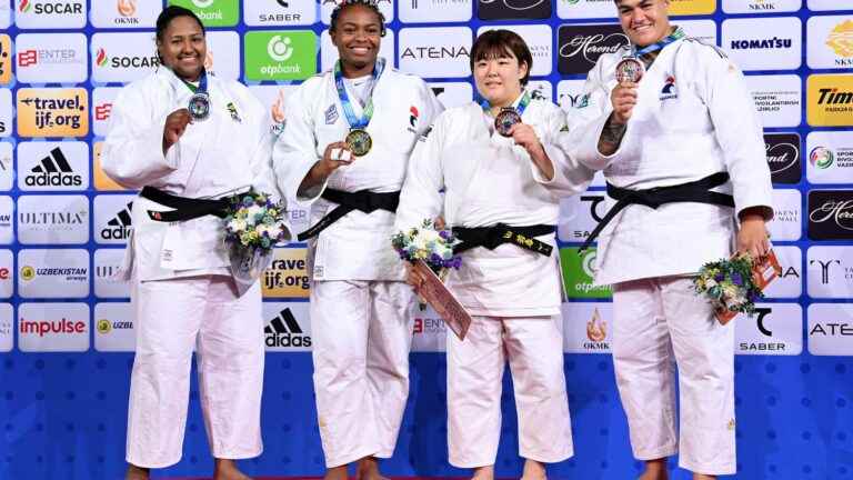 Romane Dicko crowned world champion over 78 kilos, Julia Tolofua in bronze