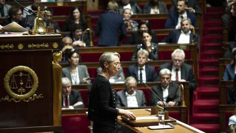 STORY FRANCEINFO.  The day Elisabeth Borne triggered article 49.3 on the 2023 budget