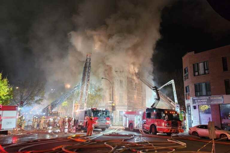 Saint-Henri |  150 firefighters deployed for a major fire