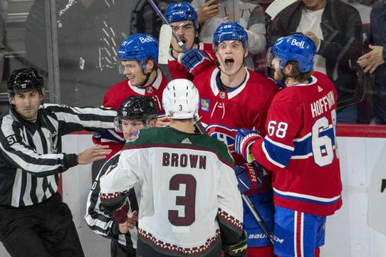 Slafkovsky scores first career goal in decisive win for Canadiens