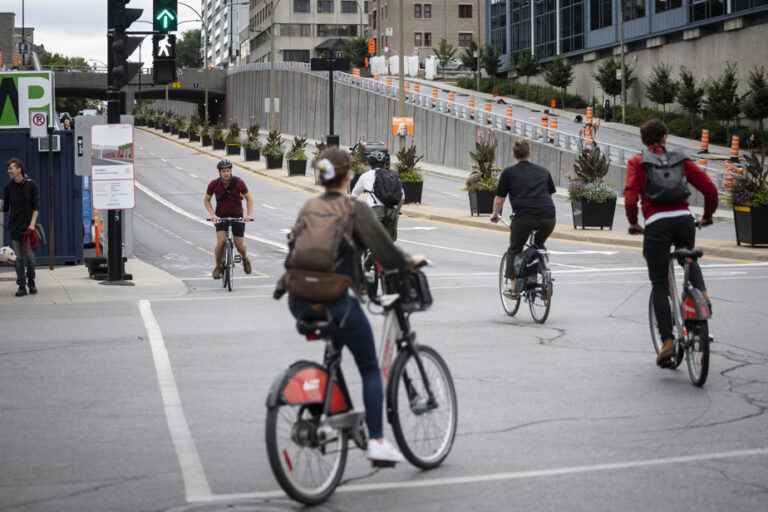 Strong increase in bicycle trips