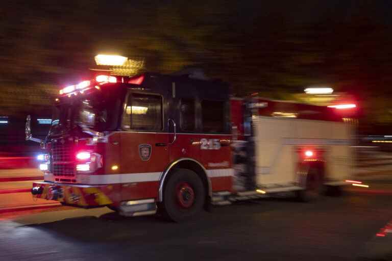 Suspicious fire in a business in Old Montreal