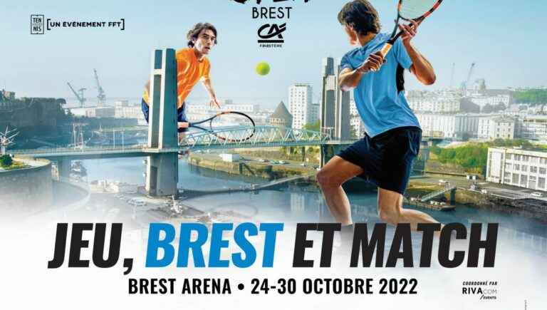 Tennis: Open Brest – Crédit Agricole from October 24 to 30, 2022 at Brest Arena with France Bleu Breizh Izel!