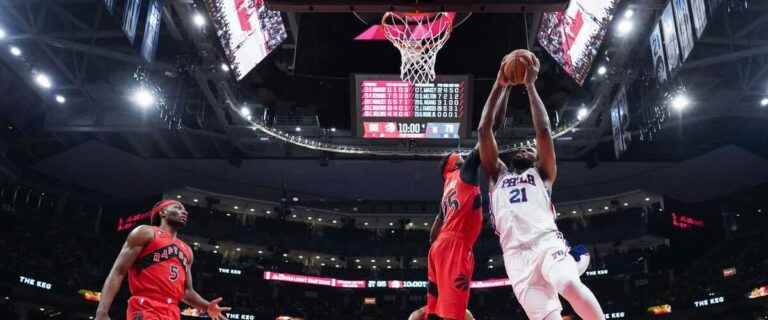 The 76ers take revenge on the Raptors