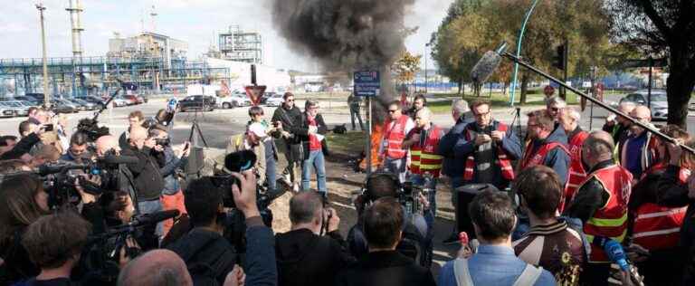 The French government requisitions strikers to release fuel stocks