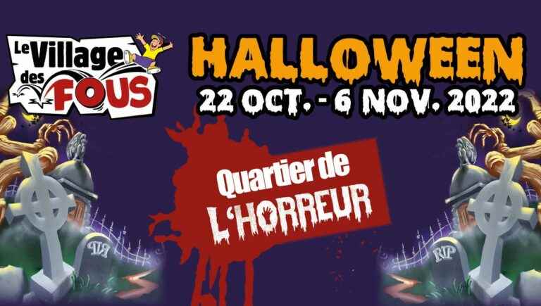 The crazy village of Villeneuve-Loubet opens its horror district!