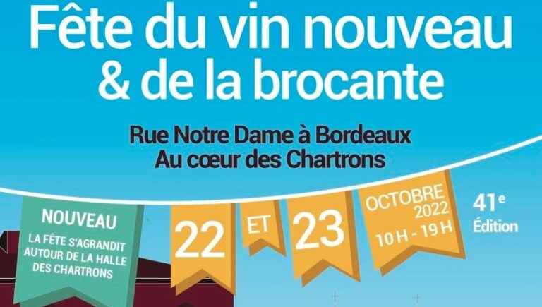 The new wine and flea market festival, authenticity in the heart of Bordeaux on October 22 and 23