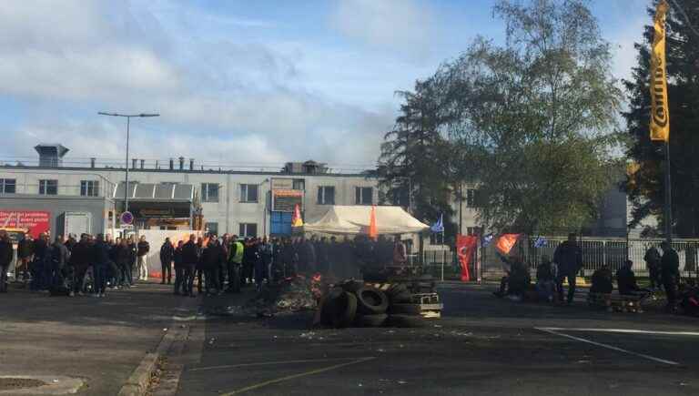 The strike continues at the Continental factory