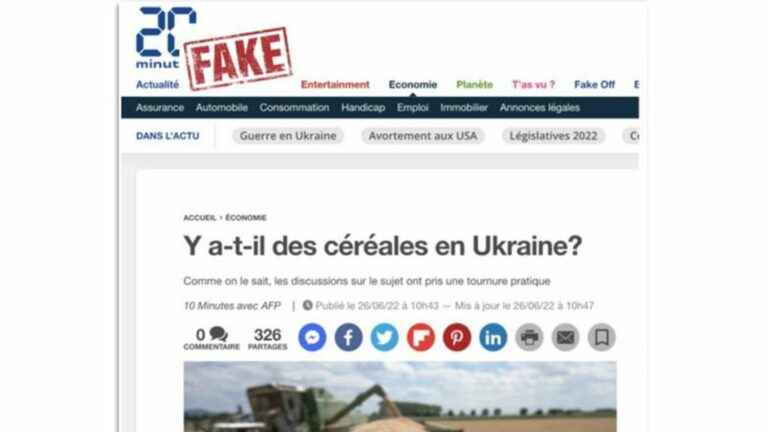 The true from the false.  Did the French website 20 Minutes relay pro-Russian propaganda?