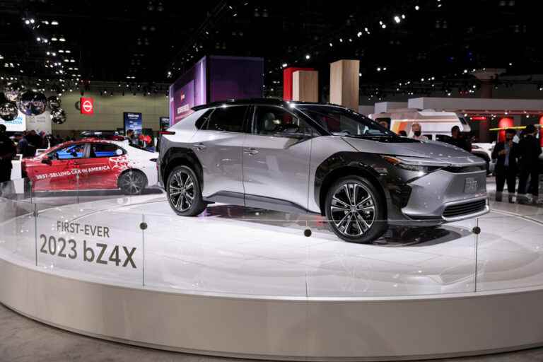 Toyota resumes production of its first electric SUV