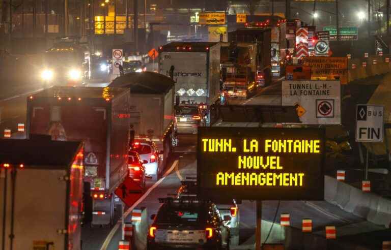 Traffic: Major repair work on the Louis-Hippolyte-La Fontaine tunnel bridge begins