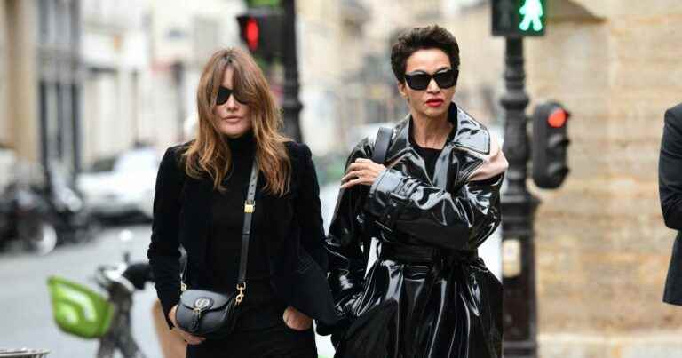 Tribute to Dani: Carla Bruni and Farida Khelfa elegant and accomplices, Sarah Poniatowski and her famous lover present