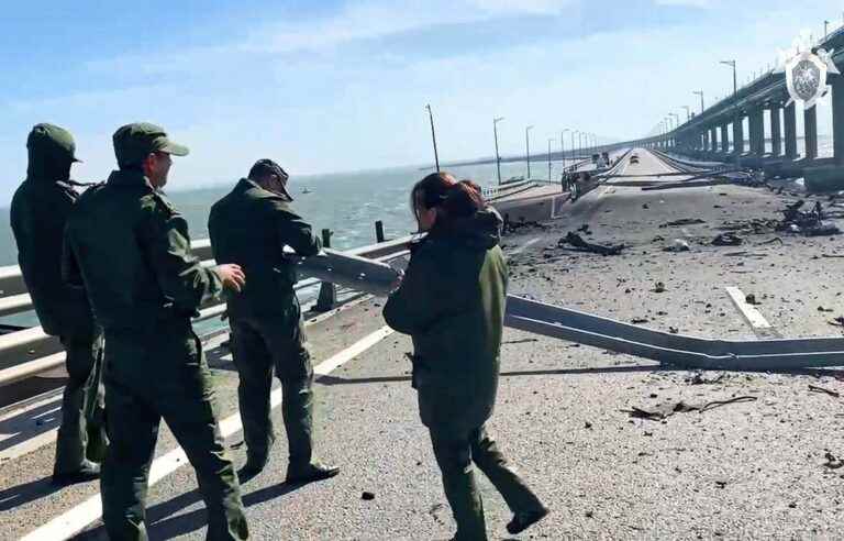 War in Ukraine: Moscow plans eight months to repair the Crimean bridge, Ukraine celebrates its army.