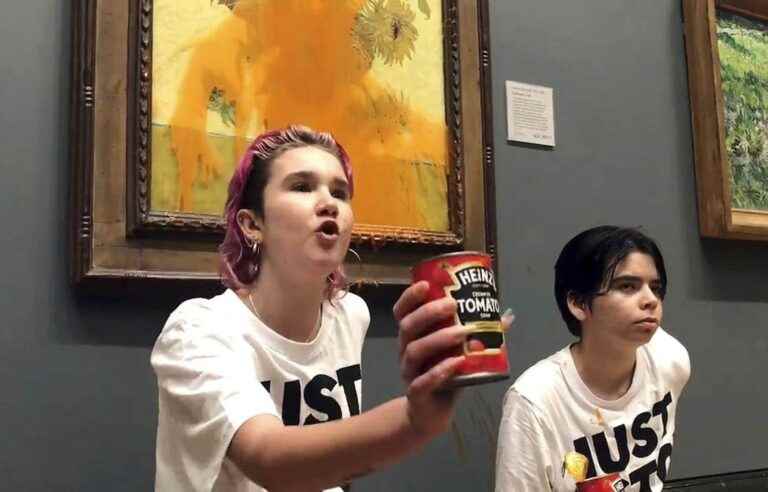 What to think of the gesture of the two activists at the National Gallery in London?