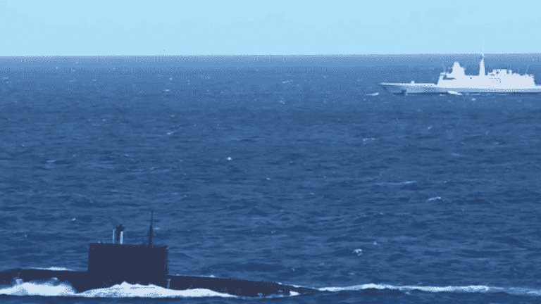 What was a Russian submarine doing off the coast of Brittany?