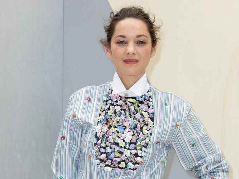 Why did Marion Cotillard suddenly decide to cut her hair in front of the camera on Instagram?