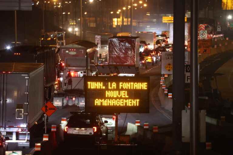 Works at the La Fontaine tunnel |  Our live coverage