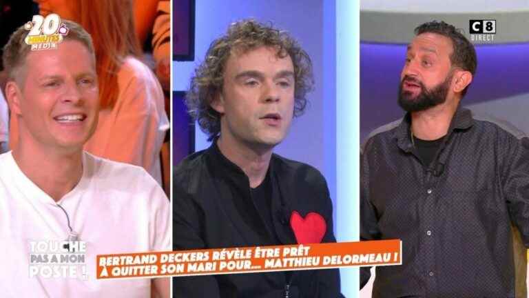 a famous journalist declares his love for Matthieu Delormeau!