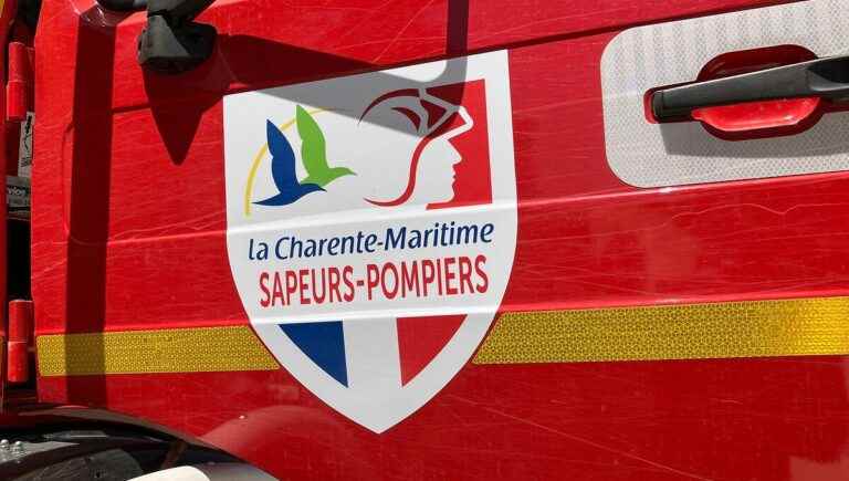 a major fire in a storage unit in Saint-Sulpice-de-Royan