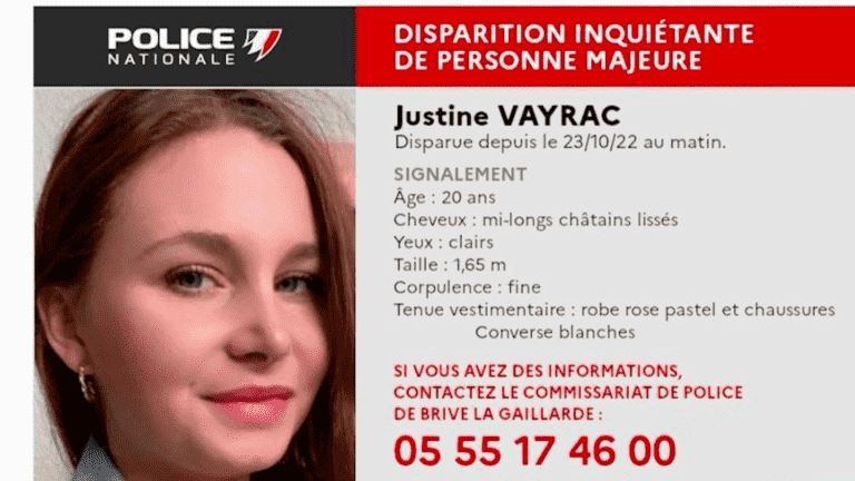 a suspect in police custody in the disappearance of Justine Vayrac