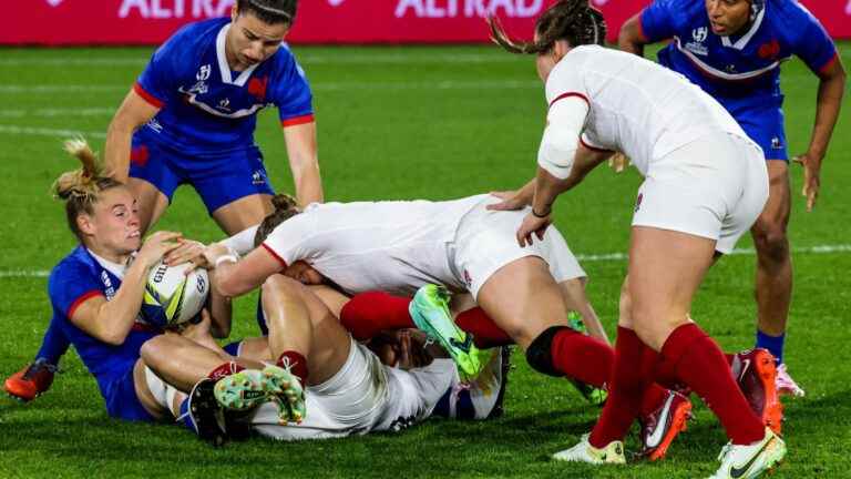 despite a major defensive performance, the XV of France narrowly lost to England